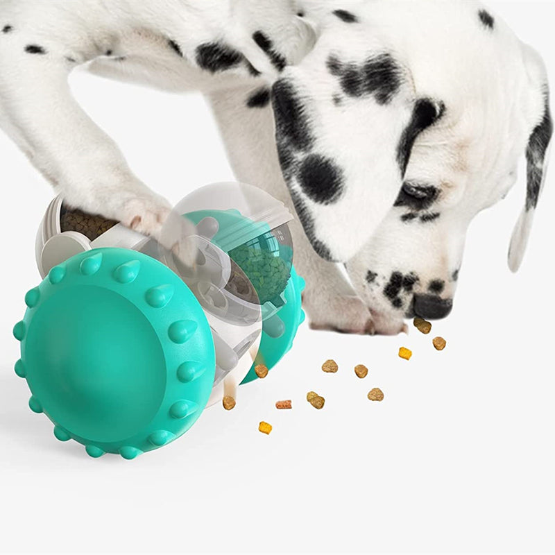 lake blue multifunctional smart pet feeding car toy for cats and dogs