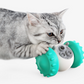 lake blue multifunctional smart pet feeding car toy for cats 