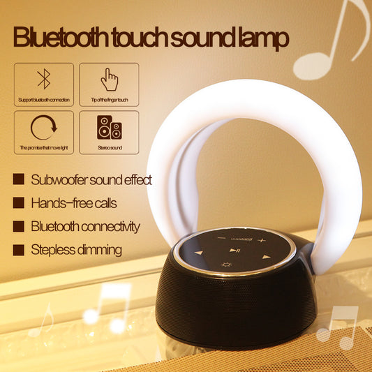 Bluetooth Subwoofer Stereo Speaker with LED Desk Lamp