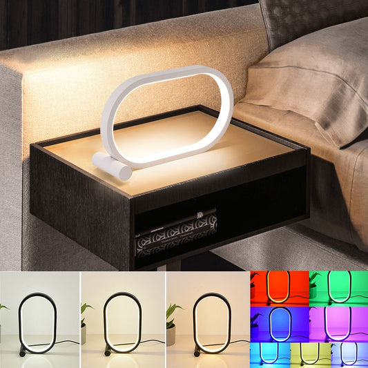 USB oval acrylic touch control lamp