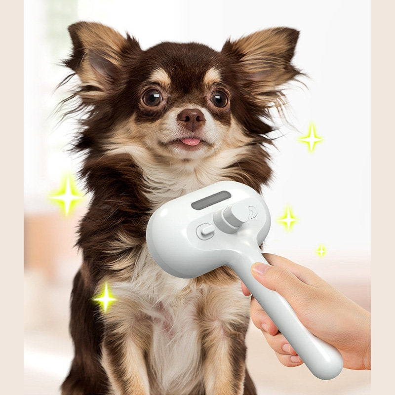 pet comb built in mist humidifier