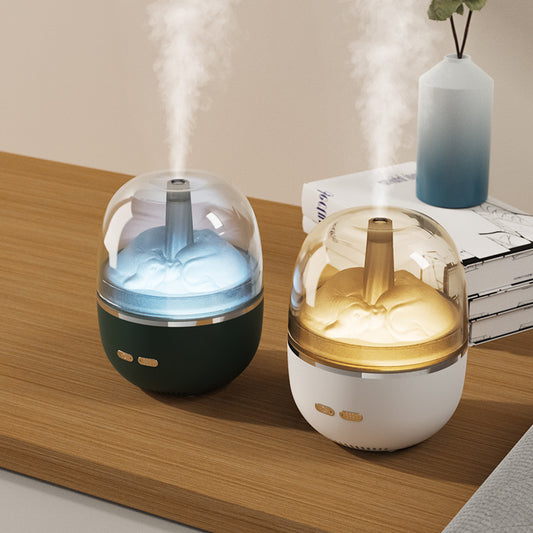 ultrasonic aromatherapy humidifier with colorful light