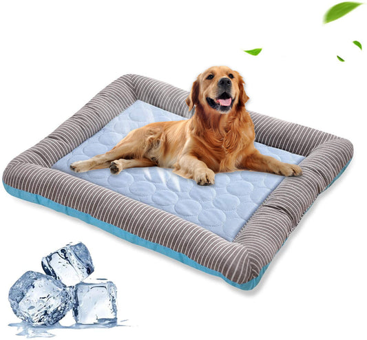 pet cooling bed & blanket for summer