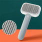 grey pet hair brush