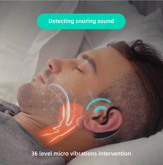 bluetooth anti snoring earset for better sleep