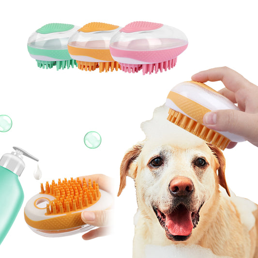 2-in-1 pet spa massage and grooming brush