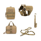 brown outdoor tactical five piece set for dog 