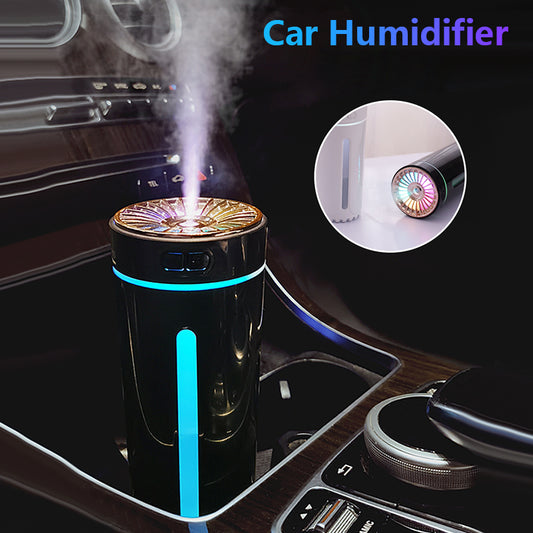 wireless car humidifier with colorful lights
