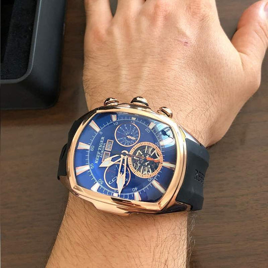 Refu tiger men's big dial mechanical watch