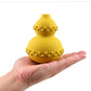 yellow durable natural rubber pet toy