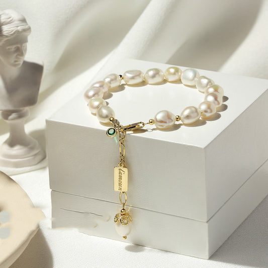 zircon pearl luxury bracelet